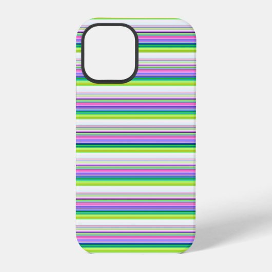 Heet gekleurde neon strepen iPhone hoesje (Achterkant)