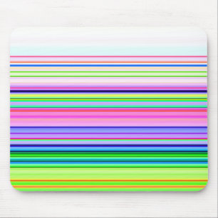 Heet gekleurde neon strepen muismat