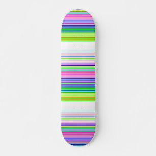 Heet gekleurde neon strepen persoonlijk skateboard
