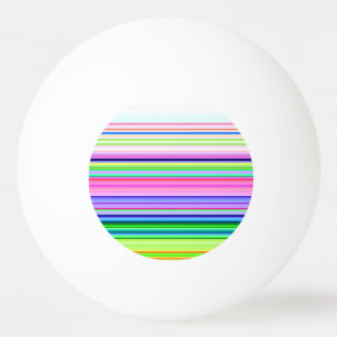 Heet gekleurde neon strepen pingpongbal