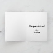 Heet gescheiden vrouw grappige felicitatie eindeli kaart (Binnen)