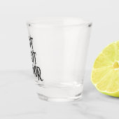 Heet geschoten burgemeester | Grappig geschenkglas Shot Glas (Rechts)