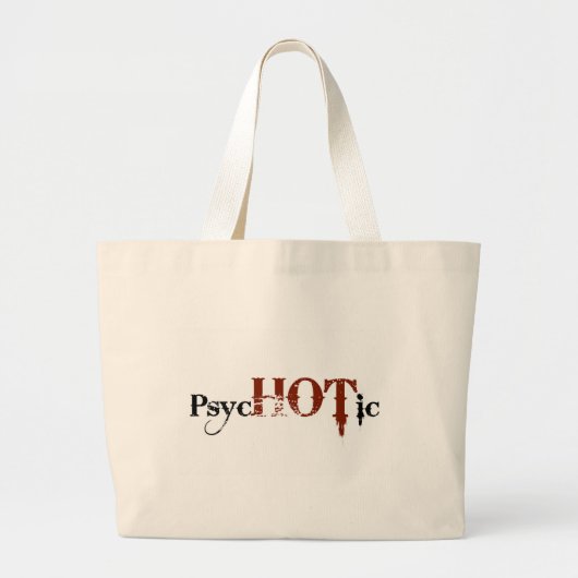 Heet gestoord grote tote bag (Voorkant)