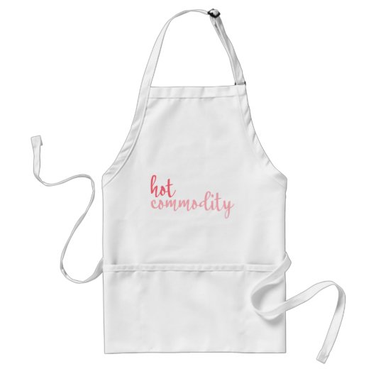 Heet gezocht Pretty Girly Script Standaard Schort (Voorkant)