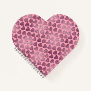 Heet glitter Pattern Notitieboek