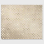 Heet Gold Foxier Parly Titanium Ivory Glitter Cadeaupapier (Vlak)