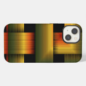 Heet gouden weefsel iPhone hoesje (Achterkant horizontaal)