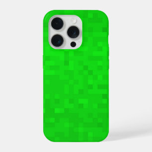 Heet groen mozaïek tegels patroon, iPhone 15 pro case