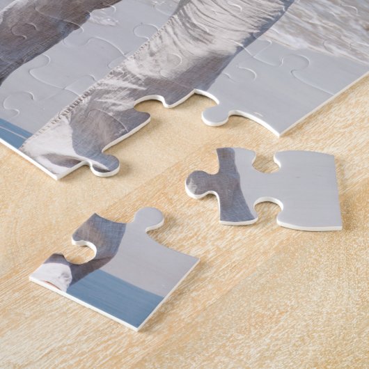 Heet Guy Bloed Borst Musculair Abs Beach Zelden Legpuzzel (Zijkant)