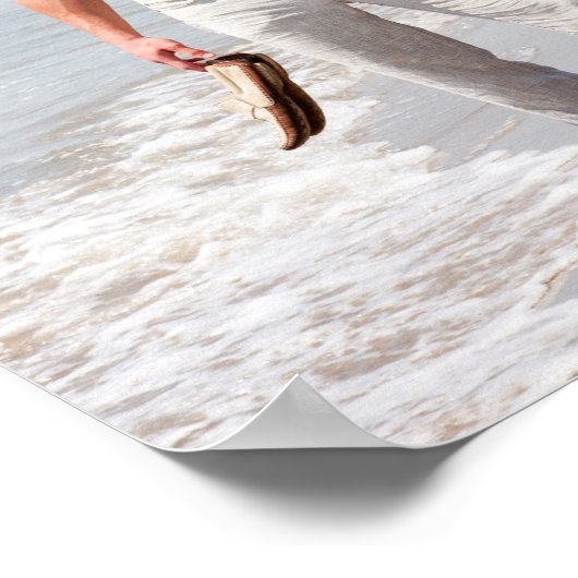 Heet Guy Bloed Borst Musculair Abs Beach Zelden Poster (Hoek)