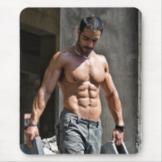 Heet Guy Sexy Shirtless Construction Worker Musea Muismat
