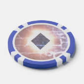 Heet Hand Diamant Pokerchip Symbool (Enkel)