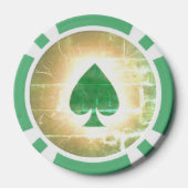 Heet Hand Schop Poker Chip Symbool (Achterkant)