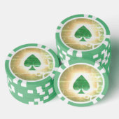 Heet Hand Schop Poker Chip Symbool (Opstapeling)