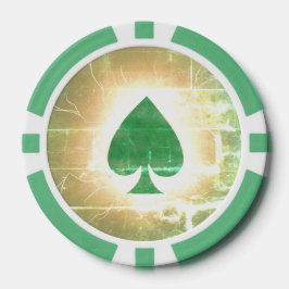 Heet Hand Schop Poker Chip Symbool