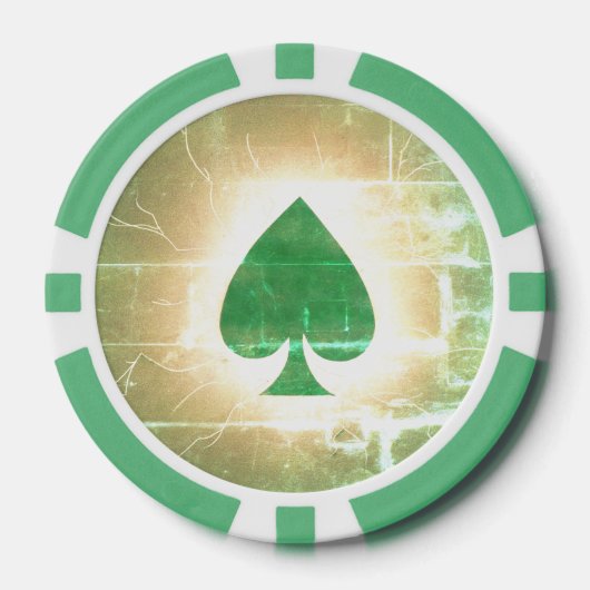 Heet Hand Schop Poker Chip Symbool (Voorkant)