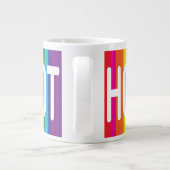 Heet Heet Heet Regenboog Jumbo Mok (Achterkant)