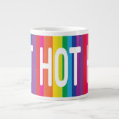 Heet Heet Heet Regenboog Jumbo Mok (Voorkant)