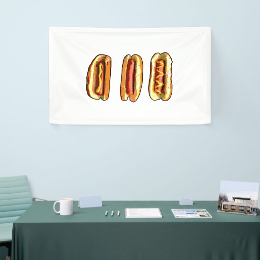 Heet-hondbanner Spandoek (Beurs)