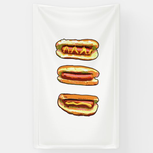 Heet-hondbanner Spandoek (Verticaal)