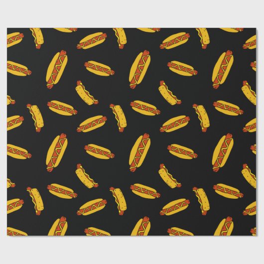 Heet Honden Kinderen Birthday Party Cadeaupapier (Vlak)