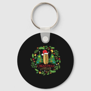 Heet Hondenliefhebber Xmas Lelijk HotDog Kerst t s Sleutelhanger
