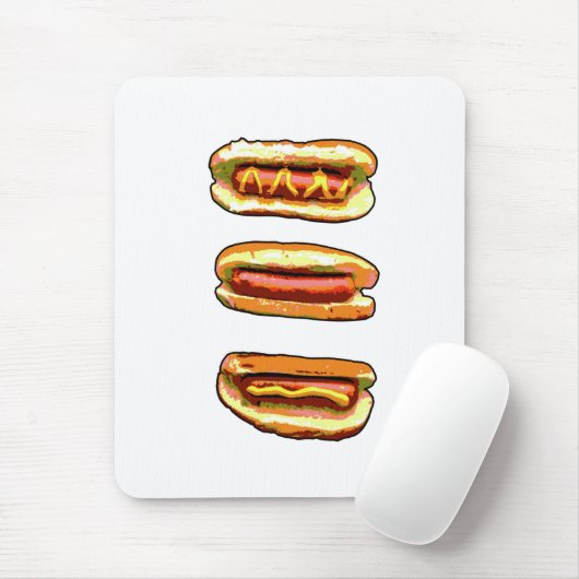 Heet-hondenmousepad Muismat (Met muis)