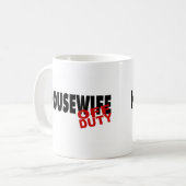 Heet huisvrouw (Blk) Koffiemok (Voorkant links)