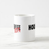 Heet huisvrouw (Blk) Koffiemok (Center)