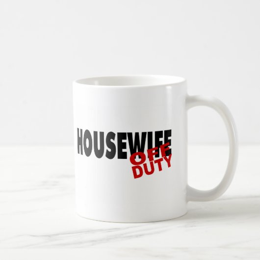 Heet huisvrouw (Blk) Koffiemok (Rechts)