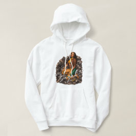 Heet Inde Heldin Pin-Up Held Hoodie