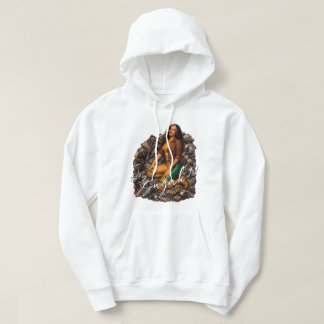 Heet Inde Heldin Pin-Up Held Hoodie