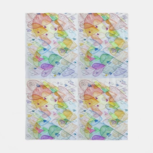 Heet Inspirerend Aangepaste rugleuning met schroef Fleece Deken (Voorkant)