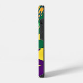 Heet Jazz w/Gepersonaliseerd Monogram iPhone Case Hoesje (Linkerkant)
