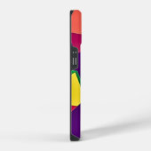 Heet Jazz w/Gepersonaliseerd Monogram iPhone Case Hoesje (Rechterkant)