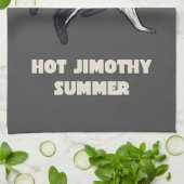 Heet Jimothy Zomer Grappige Wasbeer Meme Dier Theedoek (Gevouwen)