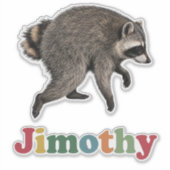 Heet Jimothy Zomer Wasbeer, Seattle Meme Sticker (Voorkant)