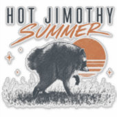 Heet Jimothy Zomer Wasbeer, Seattle Meme Sticker (Voorkant)