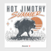 Heet Jimothy Zomer Wasbeer, Seattle Meme Sticker (Vel)