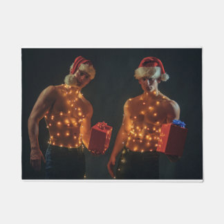 Heet Jonge jongens met sexy Shirtless Muscular San Deurmat