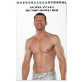 Heet Jongens Sport Jocks Zwaardeloze militaire spi Kalender (Hoes)