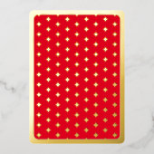 Heet Kaart Engagement Party Gold af (Voorkant)