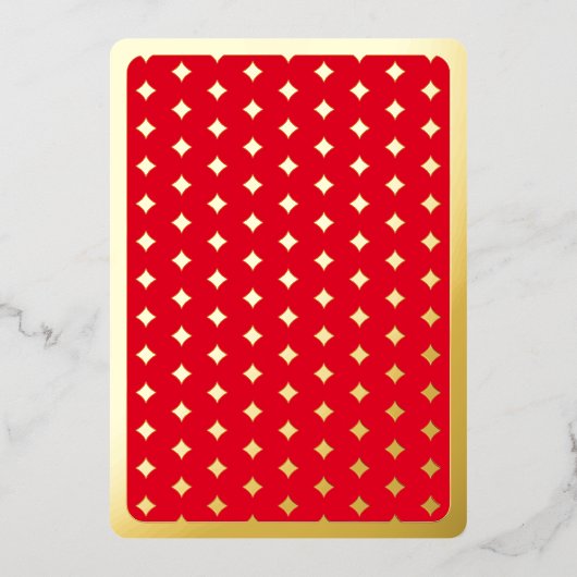 Heet Kaart Engagement Party Gold af (Voorkant)