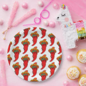 Heet Kawaii Pepper Diva Papieren Bordje (Feest)