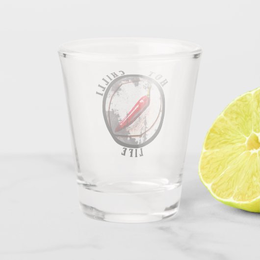 Heet kinderleven shot glas (Achterkant)