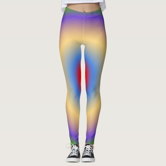 Heet Kleur  Leggings (Voorkant)