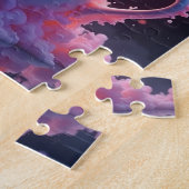 Heet koffie in pasteleruptie legpuzzel (Zijkant)