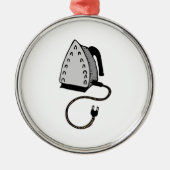 Heet Koolwasijzer Metalen Ornament (Voorkant)