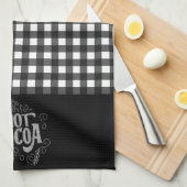 Heet kurkbord van cacaobar theedoek (Quarter Fold)