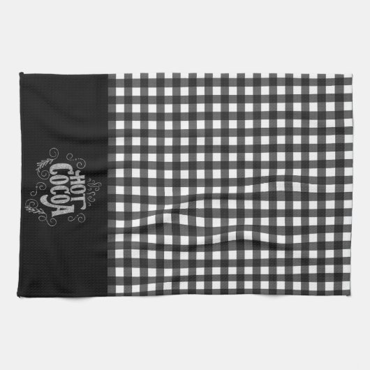 Heet kurkbord van cacaobar theedoek (Horizontaal)